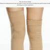 EXENXA Graduated Microfiber Women Strong Compression Stockings 25-35 Knee High Very Durable Open Toe Varicose Vein Prevention And Blood Circulation,Black,S (Flesh XL) view 3