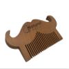 Wooden Moustache Beard Comb Anti-Static Natural Wood Eco-Friendly Biodegradable De-tangles and Smoothes view 1