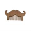 Wooden Moustache Beard Comb Anti-Static Natural Wood Eco-Friendly Biodegradable De-tangles and Smoothes view 4