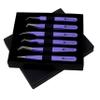 Abdul of Silakor Eyelash Extension Tweezers Set 6 Piece for Volume Lash Extensions Stainless Steel Eyelash Tweezers for Lash Extensions Isolation & Classic Lashes Tweezers Set (Purple) view 3