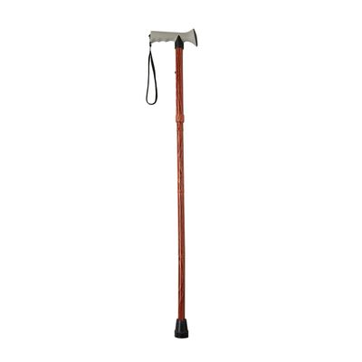 Coopers of Stortford - Comfort Grip Folding Walking Stick - Adjustable Height 5 Levels - Lightweight Strong Design - Non-Slip Rubber Tip - Compact Travel Cane