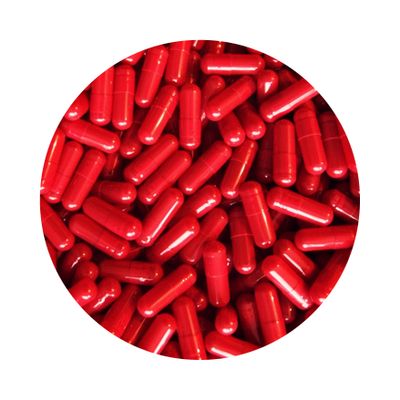 DR T&T Size 0 size0 red Gelatine Gelatin Capsule (1000)