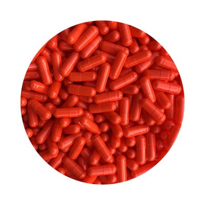 Size 0 size0 red Gelatine Gelatin Capsule (1000)