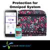 Omnipod Supply Case. Diabetes Supply Bag Made Exclusively for The Omnipod 5, Omnipod Dash or Omnipod PDM. Fits Extra Pod, Test Strips, Insulin, Lancet, and More Diabetic Supplies. (Flora) view 3