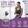 SRSLY Low Carb Keto Seeded Rolls  3 Packs of 4 Rolls - 3.5g Carbs 190 Kcals Per Roll - Freshly Baked Light & Fluffy Bread  Sugarwise Certified High Protein High Fibre Low Sugar view 3