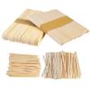 200pcs Wooden Wax Sticks Wax Spatulas Wax Applicator Craft Sticks for Hair Body Eyebrow Removal, 4 Style view 1