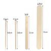 200pcs Wooden Wax Sticks Wax Spatulas Wax Applicator Craft Sticks for Hair Body Eyebrow Removal, 4 Style view 2