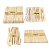 200pcs Wooden Wax Sticks Wax Spatulas Wax Applicator Craft Sticks for Hair Body Eyebrow Removal, 4 Style view 3