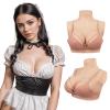 Minaky Ultra-Thin & Lightweight Silicone Breast Forms - Realistic Fake Boob Stretchable Comfortable - Small Size for Crossdressers Drag Queen Mastectomy Cosplay view 1
