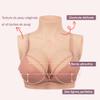 Minaky Ultra-Thin & Lightweight Silicone Breast Forms - Realistic Fake Boob Stretchable Comfortable - Small Size for Crossdressers Drag Queen Mastectomy Cosplay view 4