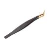 False Lashes Extension Tweezers, Precise Professional Stainless Steel Individual Lashes Tweezers Ergonomic for Home (Volume Tweezers) view 1