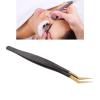 False Lashes Extension Tweezers, Precise Professional Stainless Steel Individual Lashes Tweezers Ergonomic for Home (Volume Tweezers) view 2