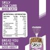 SRSLY Low Carb Sliced Seeded Keto Bread  1.1g Carbs & 57 Kcals Per Slice  Freshly Baked Light Texture  Sugarwise Certified High Protein High Fibre Lower Calorie Bread  Pack of 3 view 2