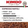 Kimbo Coffee Espresso Napoli Ground 5 x 250g | Italian Medium Dark Roast Ground Coffee | For Coffee Machines, Moka Pots & Cafetieres | Roasted in Naples Italy view 2