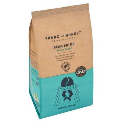 Frank and Honest Coffee Company - BEAN ME UP | House Blend | Whole Beans | 227g