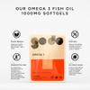 Omega 3 Fish Oil 1000mg x 60 Softgels Supplement Fitness Health view 2