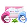 Expandable Floss Treated with Activated Charcoal with Xylitol and Natural Plant Based Wax |Fresh Mint Flavor | 50 Meter (2 Pack (Pack of 1)) view 1