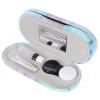 Beavorty Glasses Case Reusable Eyeglass Box Pu Material Contacts Holder for Travel Use Delicate Design Wear-resistant Eyeglass Case view 1