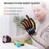 Oiyekntd Rehabilitation Robot Gloves, Stroke Hemiplegia Rehabilitation Training Equipment Finger Orthosis for Hand Dysfunction Patients,L-LeftHand view 2