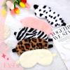 12 Pcs Plush Eye Mask Soft Sleeping Blindfold Sleeping Mask Night Masks for Sleeping Furry Eye Covers for Sleeping Sleep Masks for Girls Women Adults Eye Protection Sleepover Party Favors view 3
