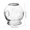 5 Pcs Cupping Face Body Suction Cups Suction s for Body Aoint Fire pign Jar Household Tools Vacuum Full Suits Suite Massage Chinese Glass White view 2