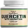 Double Wood Quercetin 1000mg with Bromelain 200mg  90 Vegan Capsules (30 Day Supply)  Immune Support, Antioxidant, Respiratory, Mucus & Allergy Relief  Non-GMO, UK Made view 1