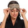 Sexy Leopard Print Sleep Mask for Women Men Soft & Comfortable Eye Mask Light Blocking Blindfold Adjustable Night Eye Cover for Travel Sleeping view 4