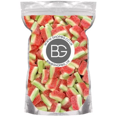 BG Quality Pick & Mix Sweets - Choose Your Own Favourites Single Sweet Pouch 800g (Fizzy Watermelon Slices)