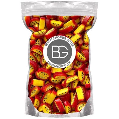 BG Quality Pick & Mix Sweets - Choose Your Own Favourites Single Sweet Pouch 800g (Passionfruit Slices)