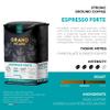 Grano Milano Ground Coffee 750g, Espresso Forte Arabica and Robusta, Medium Roast Intensity 4/5 Coffee, Made in Italy view 2