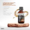 Rawya Black Seed Oil Organic Cold Pressed, 100 ml, Mild Taste, High TQ, Unfiltered, Glass Bottle. Great for Skin, Hair, Health Boost, Balaayah Black Gram Oil view 3