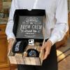 Brew Crew Groomsman Gift Box Kit - Groomsmen Proposal Gift Set Perfect for Bachelor Party or As a Thank You at The Wedding view 2