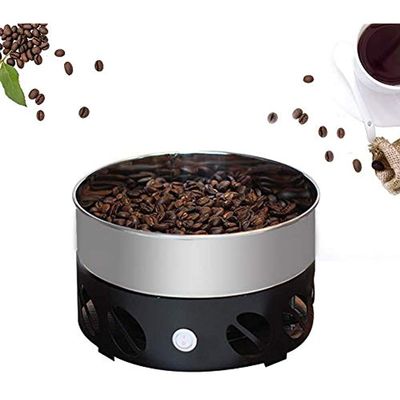 500G Home Coffee Beans Cooler Double Layer Filter Cooling Coffee Beans Roaster Matching Rapid Cooling System Plate for Homecafe Cooling Roasted Coffee Bean Rich Flavour (Color : Black)
