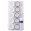 Haowul 5 Pairs Contact Lens Case Eye Contact Lens Box Women Travel Contact Lenses Case Soak Container Lenses Box for Beauty Pupil view 1