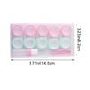 Haowul 5 Pairs Contact Lens Case Eye Contact Lens Box Women Travel Contact Lenses Case Soak Container Lenses Box for Beauty Pupil view 2