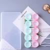 Haowul 5 Pairs Contact Lens Case Eye Contact Lens Box Women Travel Contact Lenses Case Soak Container Lenses Box for Beauty Pupil view 3