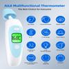 AILE Digital Thermometer for Kids and Adults, CE Certified - MHRA Registered - Tested for Accuracy Thermometers, Fever Alarm & Silent Mode, 3 in 1 Forehead - Ear - Object Temperature Reading view 2