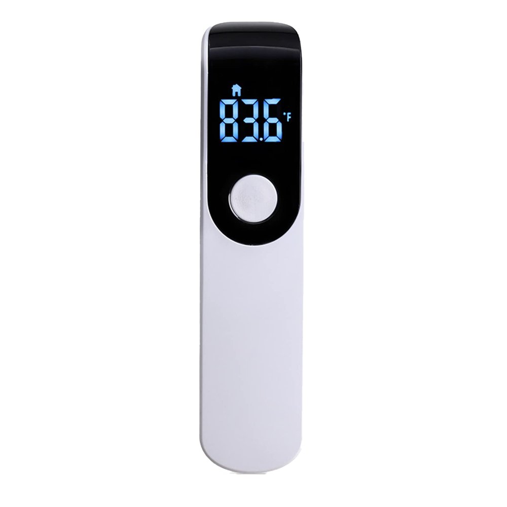 GERUI New Non-Contact Forehead Thermometer is a Precise Digital Infrared Thermometer with Memory Function for Infants and Adults.Black and White Classic Style (White)