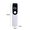 GERUI New Non-Contact Forehead Thermometer is a Precise Digital Infrared Thermometer with Memory Function for Infants and Adults.Black and White Classic Style (White) view 2