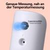 GERUI New Non-Contact Forehead Thermometer is a Precise Digital Infrared Thermometer with Memory Function for Infants and Adults.Black and White Classic Style (White) view 3