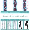 Evolyline Medical Compression Tights for Women & Men 20-30 mmHg, Open Toe Compression Pantyhose, Toeless Graduated Support Tights Compression Socks Stockings for Varicose Veins Edema Flight Nursing view 2