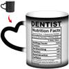YINGD Dentist Nutrition Facts, Novelty Birthday Valentine's Mother's Day Gifts for Assistant Men Women Doctor, Novelty Coffee view 1