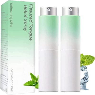 Canada Polumna Fissured Tongue Relief Spray,Breath Air Freshener Regulates Oral Health (2pcs)