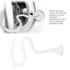 YUMILI Washer Door Prop, Flexible Washer Door Prop Magnetic Washing Machine Door Holder Universal for Front Load Washer(White) view 3