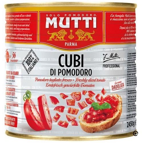 Mutti Freshly Diced Tomato 2450g