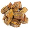 1.1lb Bulk Raw Tiger Eye Stone Rough Crystal-Natural Raw Stones Crystal for Tumbling, Cabbing, Fountain Rocks, Decoration,Polishing, Wire Wrapping, Wicca & Reiki Crystal Healing view 1