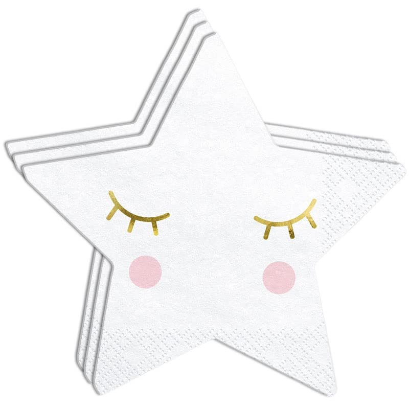 20 Star Shaped Napkins