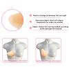 Surrycee Silicone Breast Form 1 pair Prosthesis Mastectomy Non-Nippled Fake Boobs Enhancer Enlargement Bust Pads for Men And Women Crossdressers Transgender Cosplay,Nude,EE~cup1200g/pair view 2