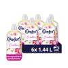 Comfort Creations Honeysuckle & Sandalwood Fabric Conditioner with Stay Fresh technology for 100 days of freshness + fragrance* 288 washes (6x 1.44 L) view 1