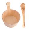 Sauna Bucket and Ladle Set - Sauna Barrel for Home, Spa and Sauna Accessories for Homes, Bathrooms, Family, Parents, Friends, view 1